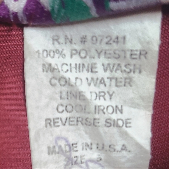 Red Python Pattern Mini Skirt - Picture 8 of 9